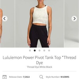 lululemon Power Pivot Tank Top